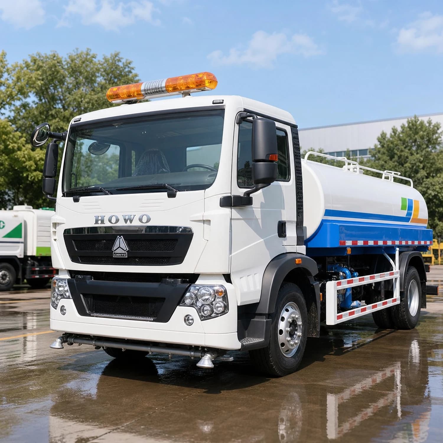 HOWO 4x2 12,000L Water Tank Truck for Dust Control