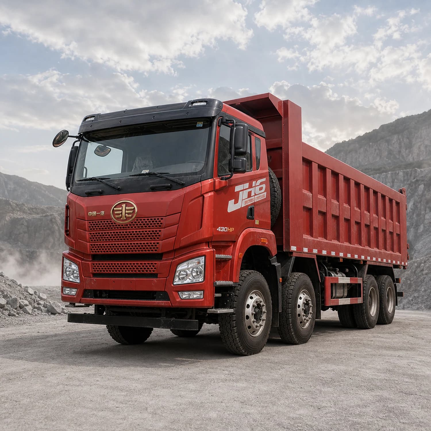 Export-ready refurbished trucks and new semi trailers