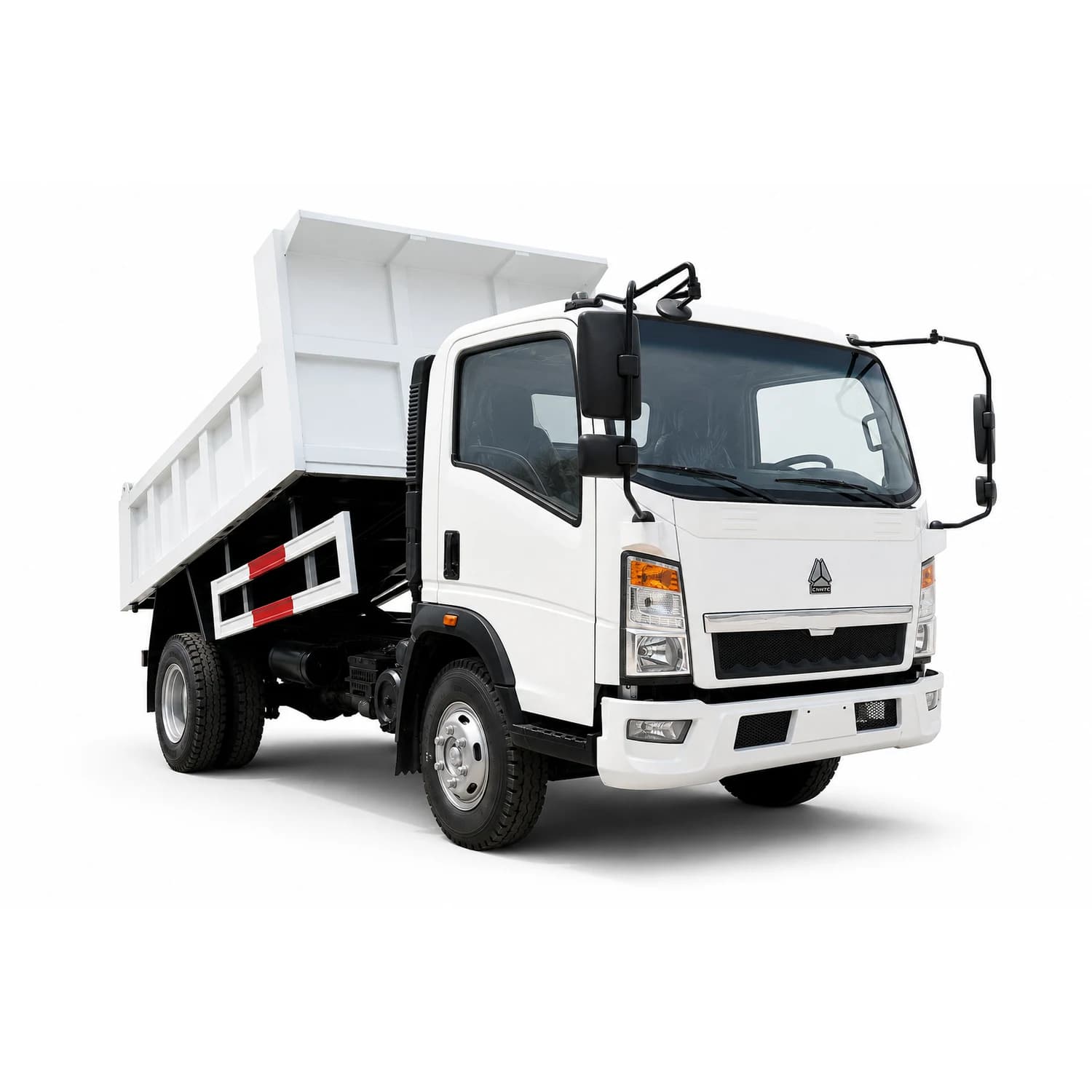 Refurbished HOWO 4x2 130HP Light Dump Truck