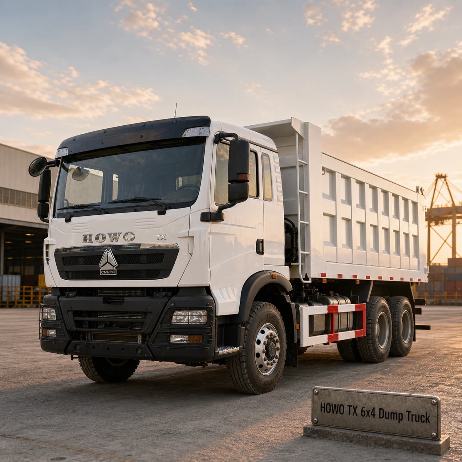 Refurbished HOWO TX 6x4 371HP Dump Truck