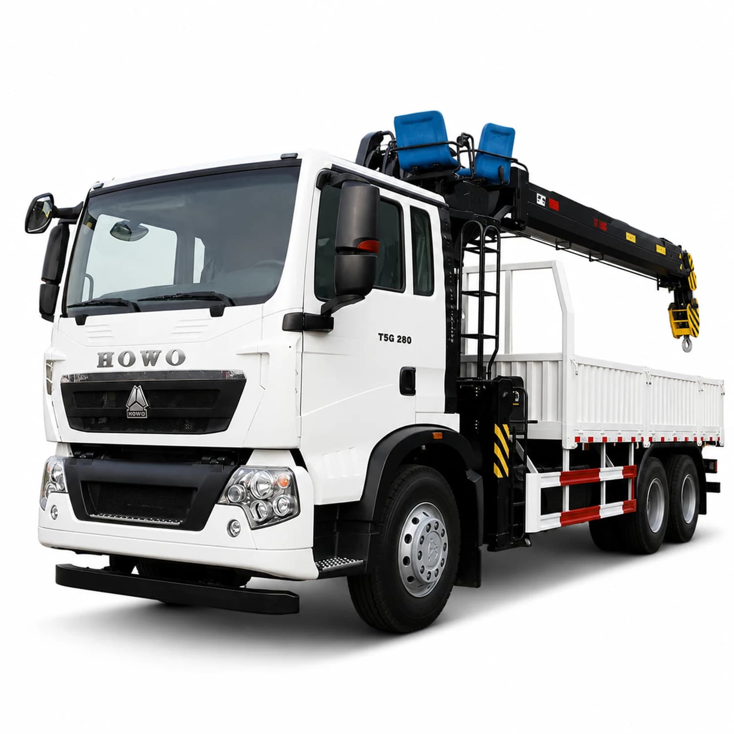HOWO TX 6x4 12-Ton Knuckle Boom Crane Truck